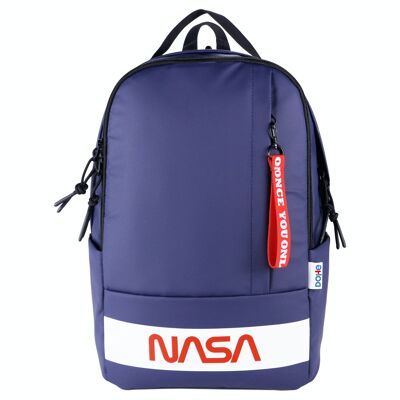 Dohe – Großer Rucksack – 17 Liter – 9 Taschen – ergonomisch – Größe 29 x 40,5 x 14 cm – NASA-FLAGGE