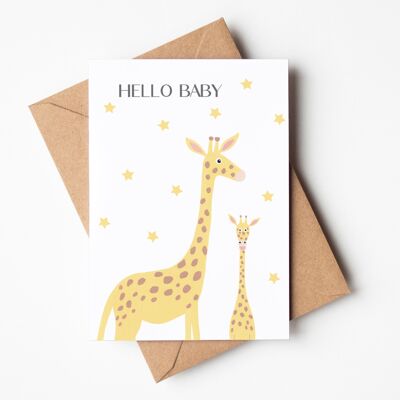 Hello Baby- New Baby Card