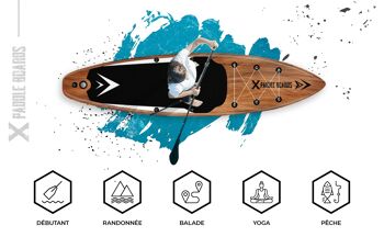 Paddle Gonflable Natural Pack Kayak 11'5 x 32 x 6'. (349 x 82 x 15cm)… 6
