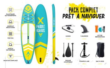 Stand Up Paddle Gonflable Enfant Ripper 8'2 x 28 x 4 (250 x 71 x 10cm)… 7