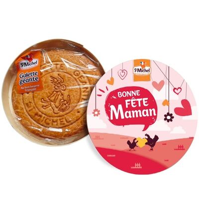 Coffret "fête des mères" galette géante