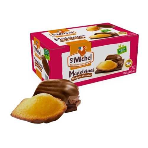 Madeleines nappées chocolat (x48)