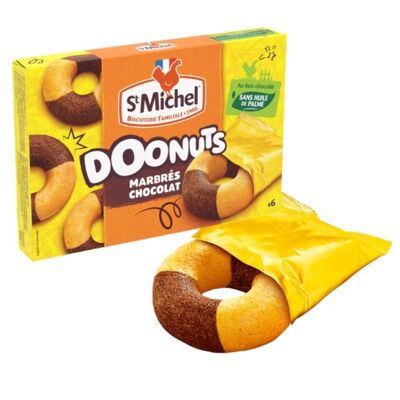 Doonuts marbrés chocolat