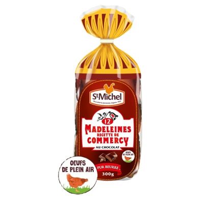 Madeleines de Commercy au chocolat