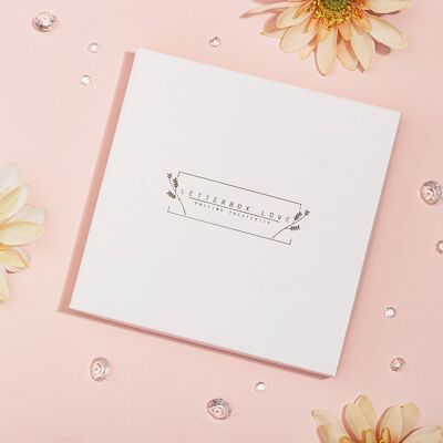 Cassetta delle lettere Love White Jewellery Gift Box