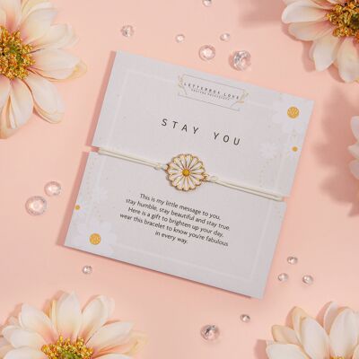 Stay You Daisy Bracelet