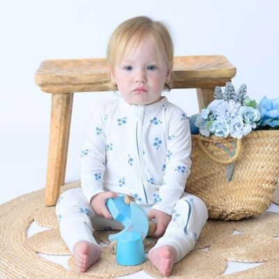 Blue Bloom Zippy Romper