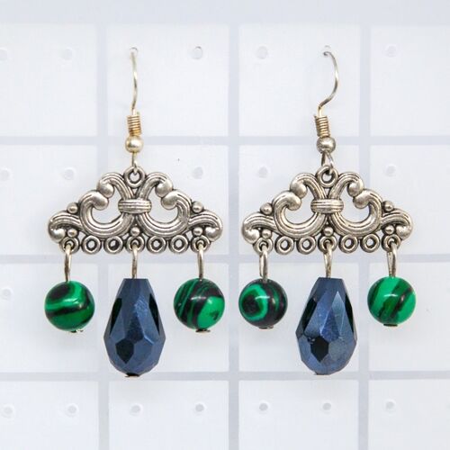 Handmade stone earrings