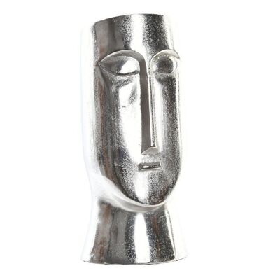 ALUMINUM VASE 17X16X36 SILVER FACE AL196000