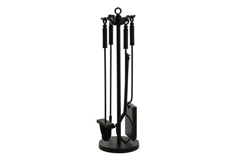 CHIMENEA SET 4 ACERO 11X3X62 NEGRO CH201099