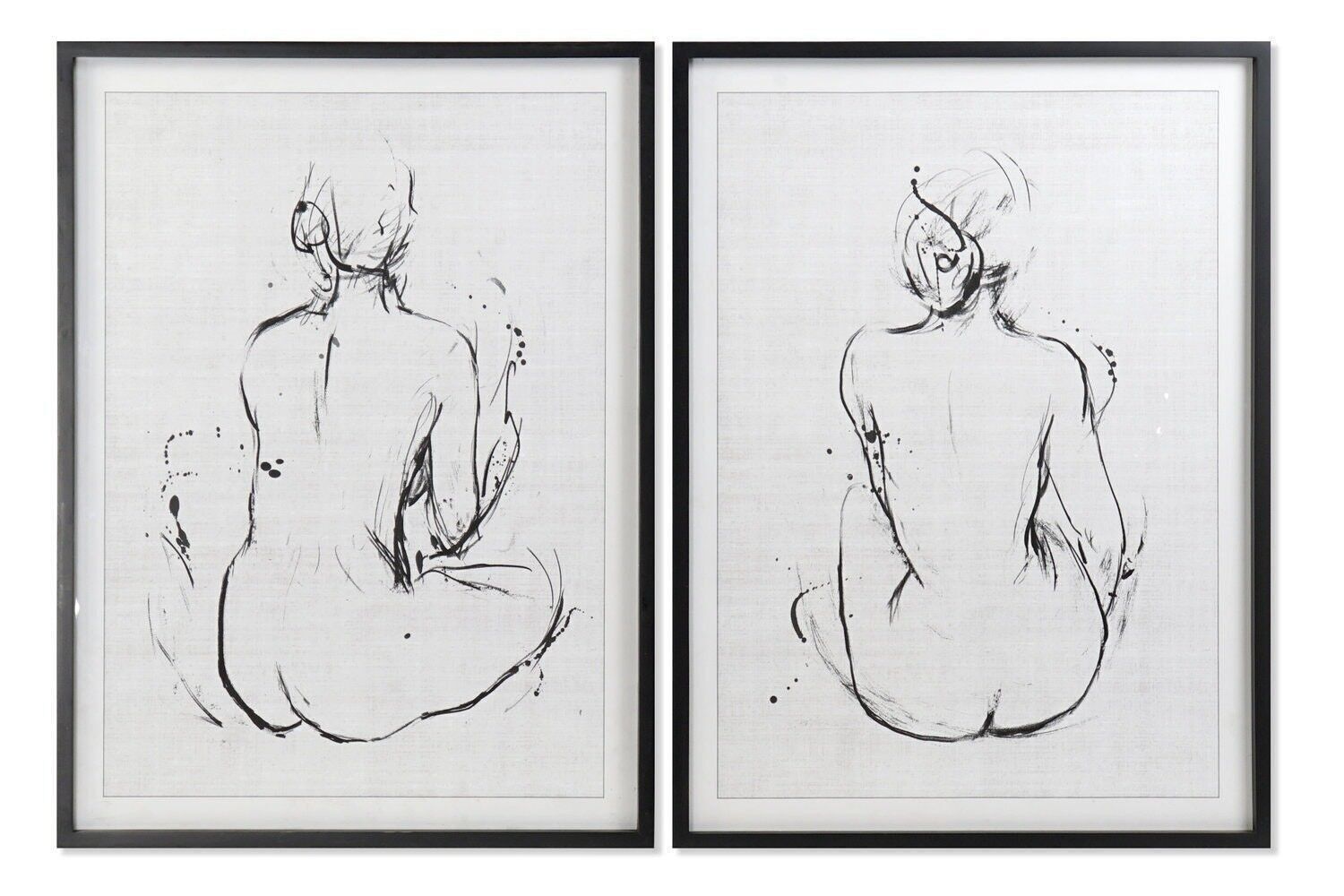 CUADRO MADERA CRISTAL 70X2,5X90 MUJER 2 SURT. CU171258