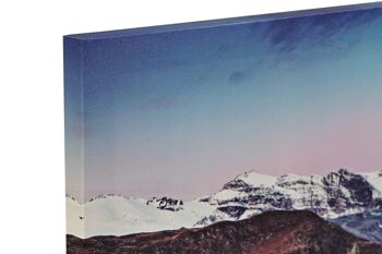 TABLEAU SUR TOILE MDF 90X2X30 MONTAGNES 3 ASSORTIS. CU179730 2