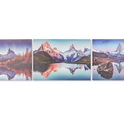 QUADRO IN MDF TELA 70X1,8X50 MONTAGNE 3 ASSORTIMENTI. CU179756