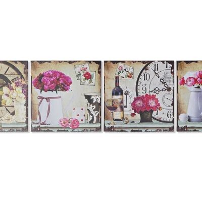 MDF CANVAS PICTURE 40X1,8X40 STILL LIFE 4 ASSORTMENTS. CU179792