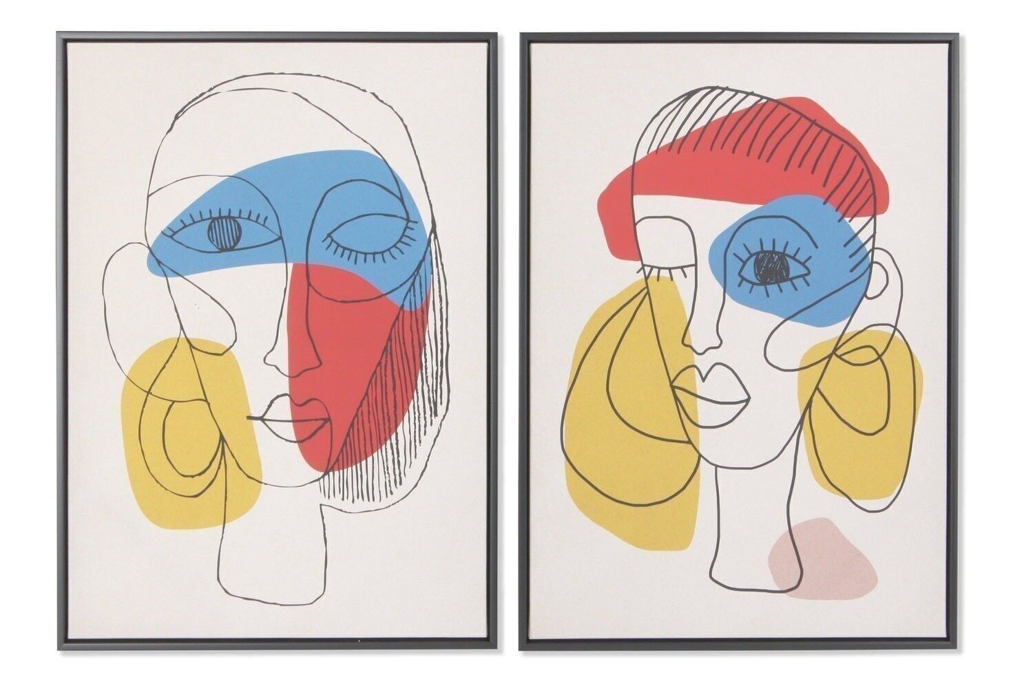 BILD PS LEINWAND 53X4,5X73 ABSTRAKTES GESICHT 2 SORTIERT. CU179804