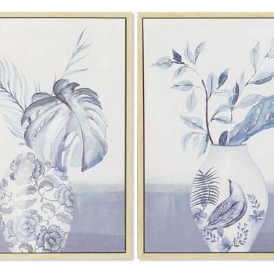 PICTURE CANVAS PS 60X4X80 FRAMED VASE 2 ASSORTMENTS. CU181684