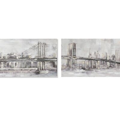 PAINTING CANVAS PICTURE 150X3.8X70 NEW YORK 2 ASSORTED. CU184901