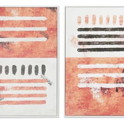 MDF CANVAS PICTURE 50X3X70 FRAMED 2 ASSORTMENTS. CU184946