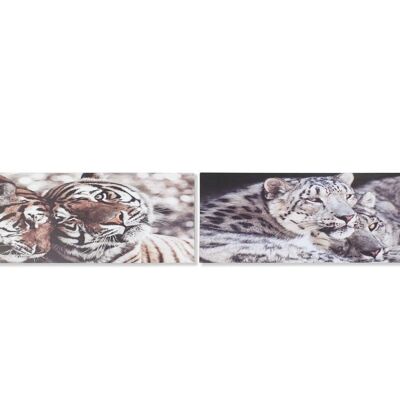 CUADRO LIENZO PINO 135X2,5X45 TIGRES 2 SURT. CU185137