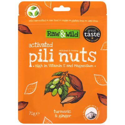 Activated Pili Nuts - Turmeric & Ginger