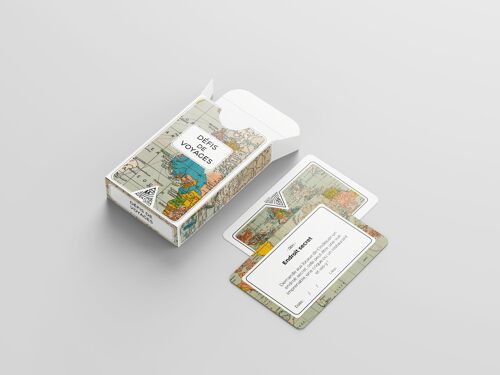 Jeu de cartes Défis de voyages