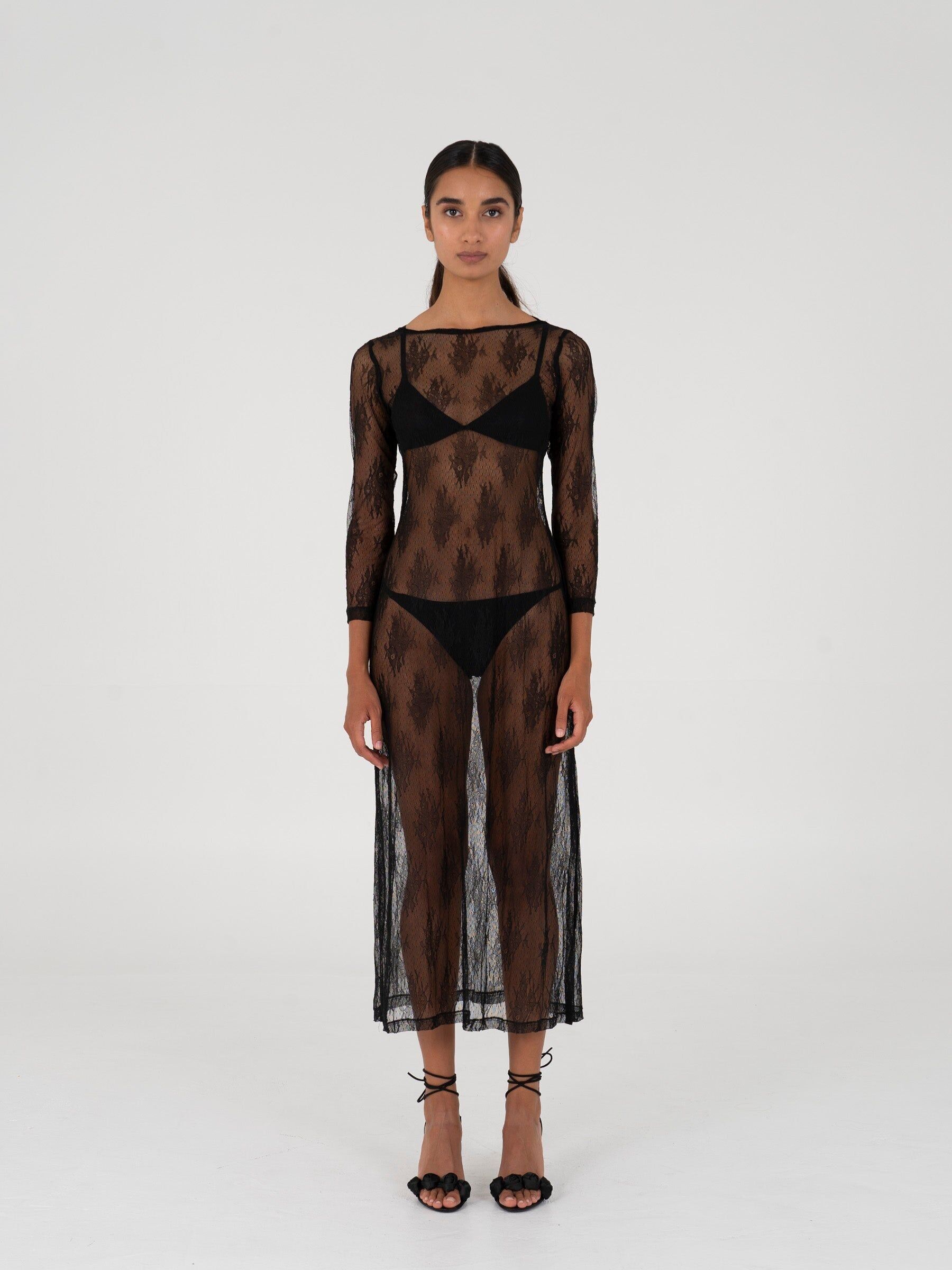 Abito crepuscolare de encaje