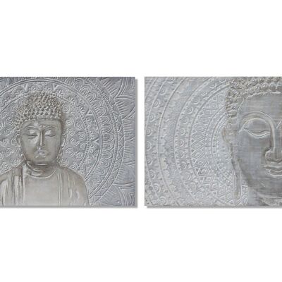 TABLEAU SUR TOILE PIN 120X2,8X80 BOUDDHA 2 ASSORTIS. CU187175