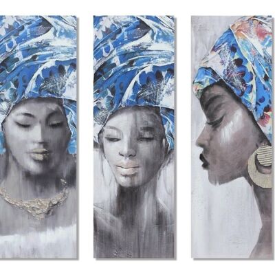 PAINTING CANVAS PICTURE 40X2,8X120 AFRICAN 3 ASSORTMENTS. CU187192