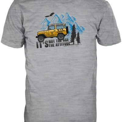 Camiseta 14Ender®Attitude gris mel