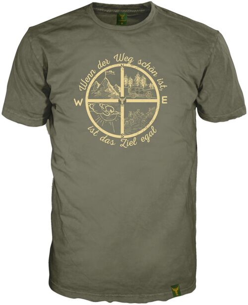T-Shirt 14Ender®Compass earthgreen