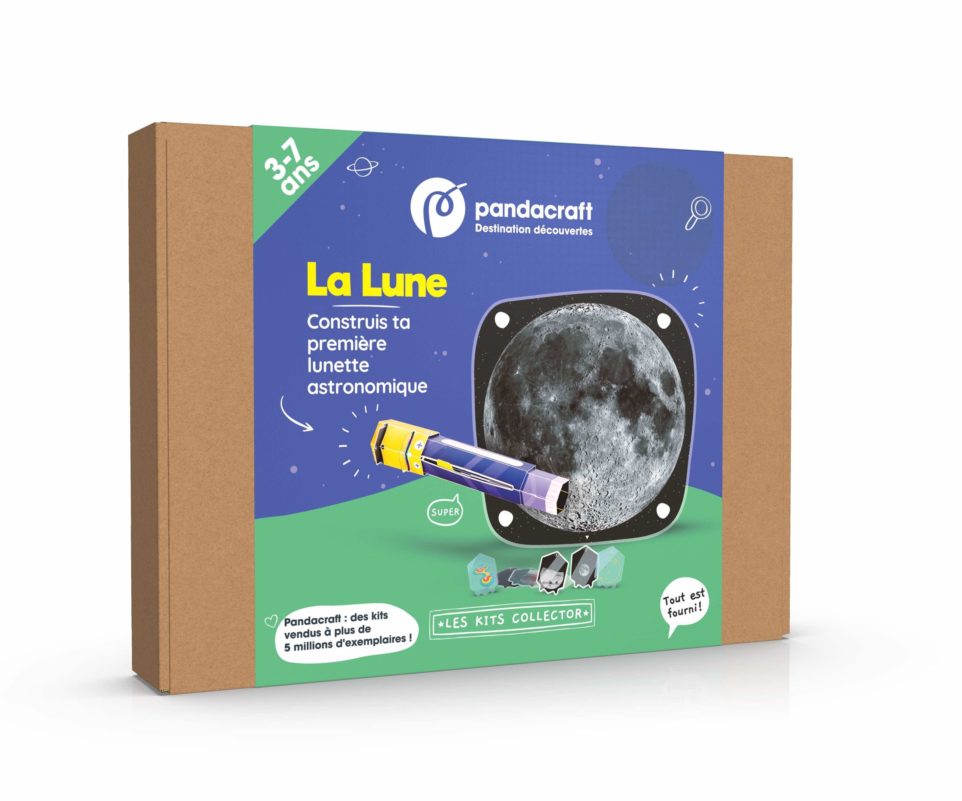 Kit collector la lune 3-7 ans - Pandacraft