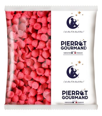 Bonbons fraises tendres Pierrot Gourmand, sac de 1 kg 1