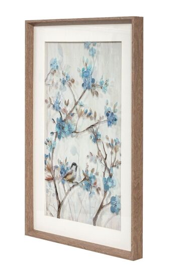 IMAGE EN VERRE MDF 40X3.7X60 BRANCHES 2 ASSORTIES. CU187358 2