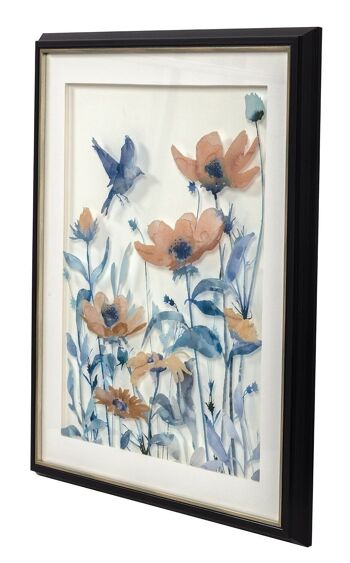 IMAGE EN VERRE MDF 50X2X60 FLEURS 3 ASSORTIMENTS. CU187360 4