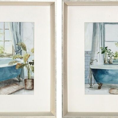 MDF GLASS BOX 32X2.5X32 BATHROOM 2 SURT. CU187361
