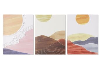 TABLEAU SUR TOILE 30X1,8X40 TABLEAU SUR TOILE MONTAGNES 3 S CU187381 1