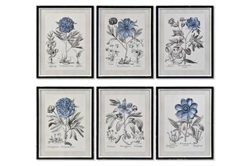 IMAGE EN VERRE MDF 50X2X65 FLEURS 6 ASSORTIMENTS. CU187484 1