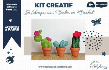Kit DIY Cactus en Crochet 1