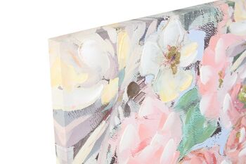 TABLEAU TOILE MDF 90X3X120 FEMME FLEURS 2 ASSORTIS. CU187856 2