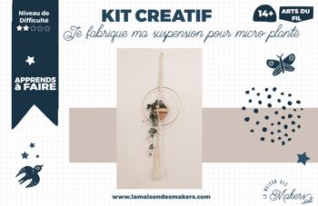 Kit DIY Suspension en Macramé 1