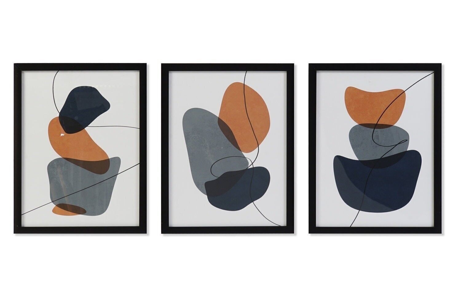 PS TAVOLO IN VETRO 33X2X43 ASTRATTO 3 ASSORTIMENTI. CU188135