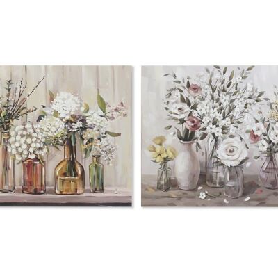 MDF CANVAS PICTURE 76X3X101 VASES 2 ASSORTMENTS. CU188151