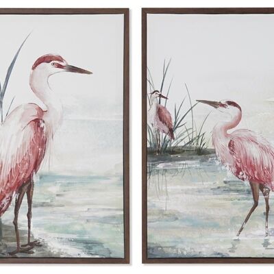 TABLEAU LIENZO PS 37X3X57 GARZA ENCADRÉ 2 ASSORTIS. CU188154