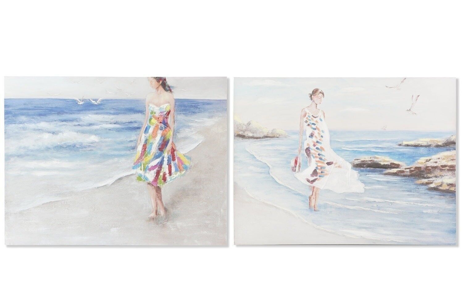 MALEREI AUF LEINWAND 120X3.5X90 BEACH GIRL 2 SURT. CU189713