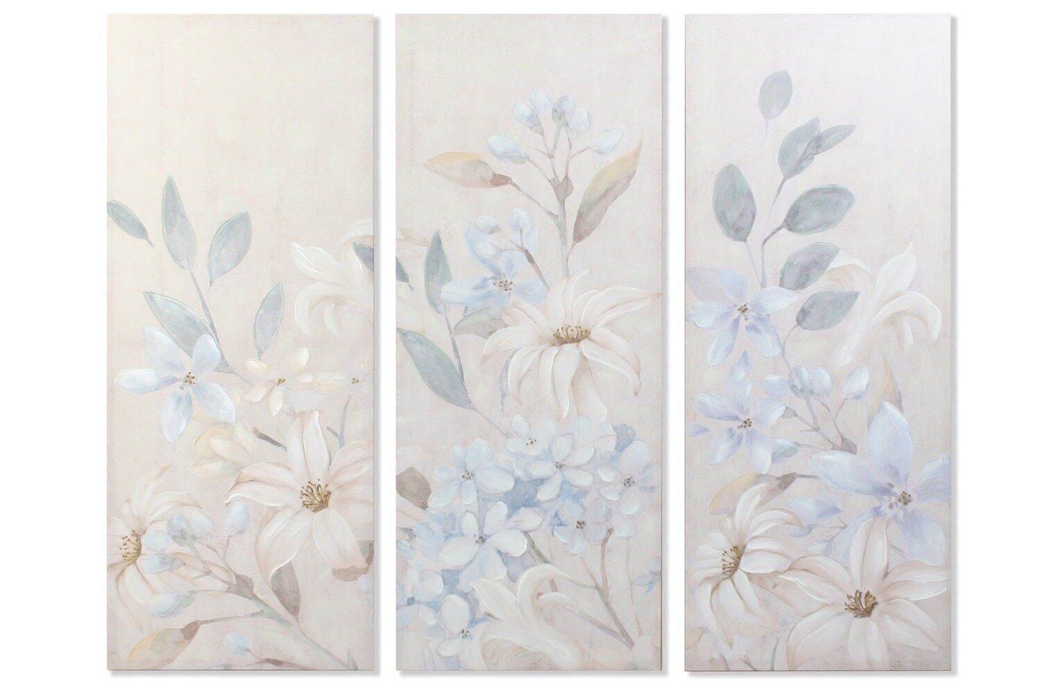 QUADRO IN TELA MDF 55X3X135 FIORI 3 ASSORTIMENTI. CU189759