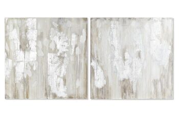 TABLEAU SUR TOILE 100X3,7X100 ABSTRAIT 2 ASSORTIMENTS. CU193147 1