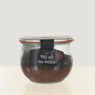 Jar of Petit Salé with lentils - Jar 100% local & artisanal