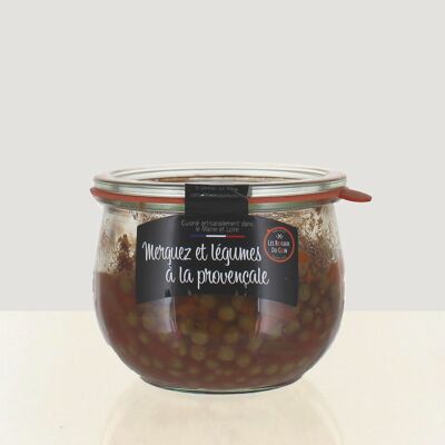 Jar of Merguez and Provençal vegetables - 100% local & artisanal jar