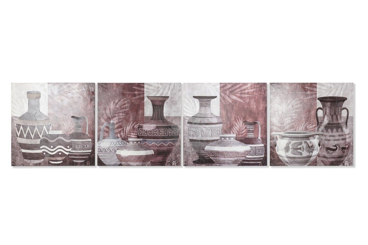 QUADRO IN TELA MDF 80X2,8X80 VASI 4 ASSORTIMENTI. CU193254