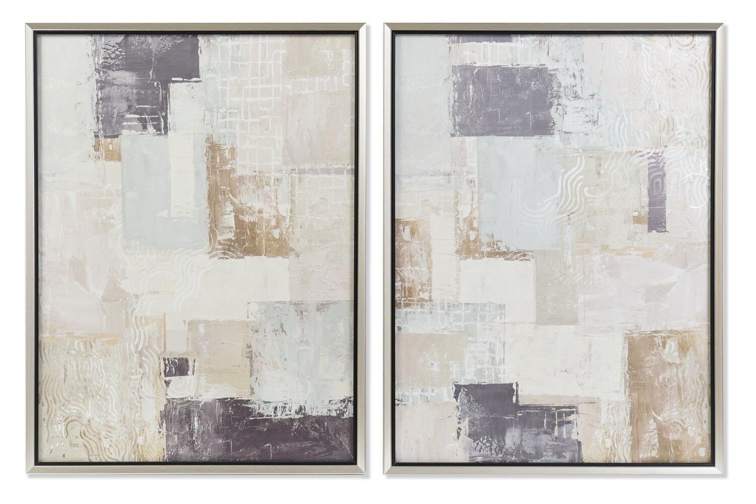 TAVOLO IN VETRO PS 60X3X80 ABSTRACT 2 ASSORTITI. CU193295